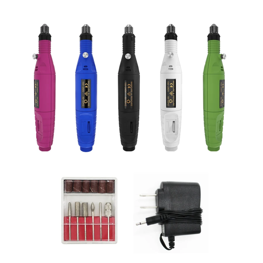 Машина для дизайна ногтей сверлильный станок набор мельница профессиональное