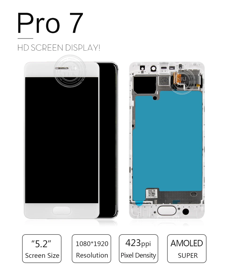 5,2 ''1920x1080 Super AMOLED дисплей для MEIZU Pro 7 lcd сенсорный экран Pro7 Pro 7 lcd M792M M792H дигитайзер Запасные части