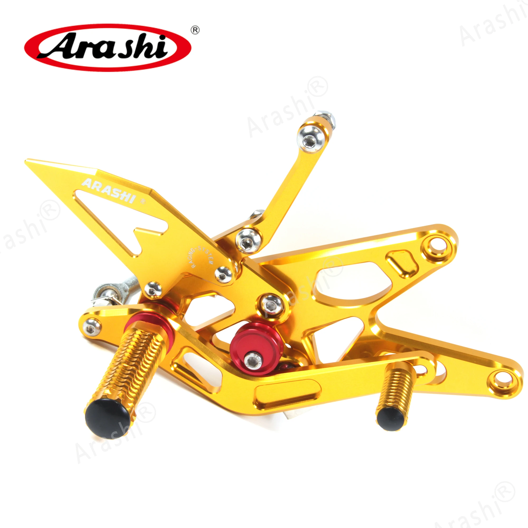 Араши CNC регулируемая подножка для YAMAHA YZF R1 2005 2006 подножки задние комплекты Rearsets