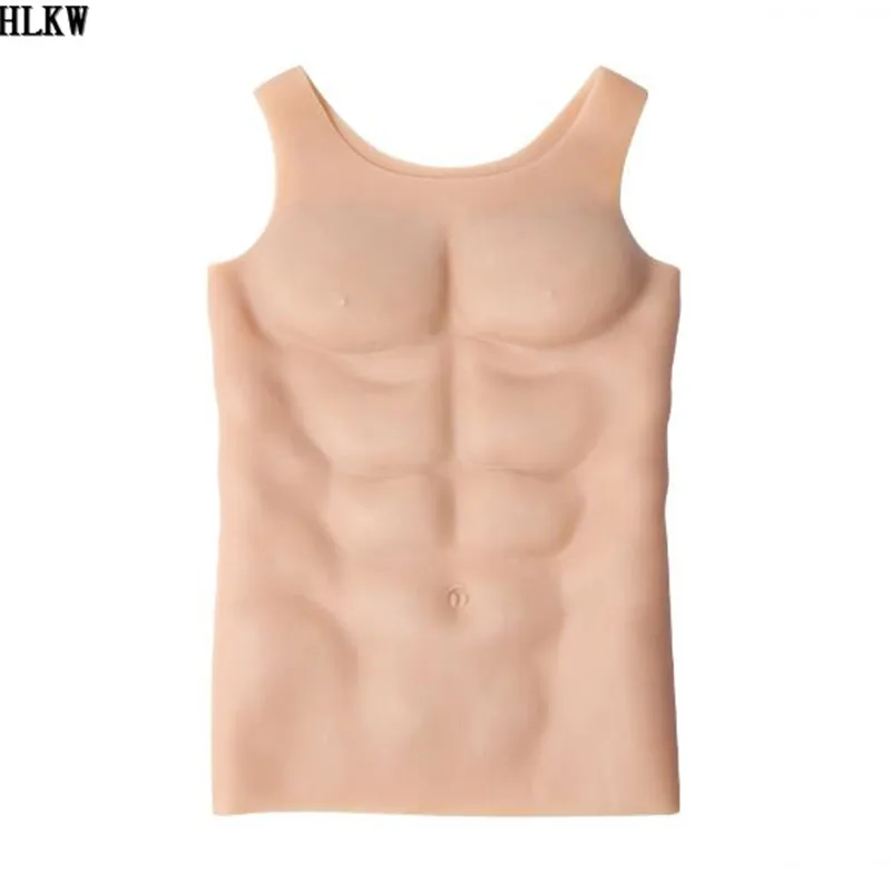 Горячая новинка реалистичные фальшивые мускулы для живота реалистичный