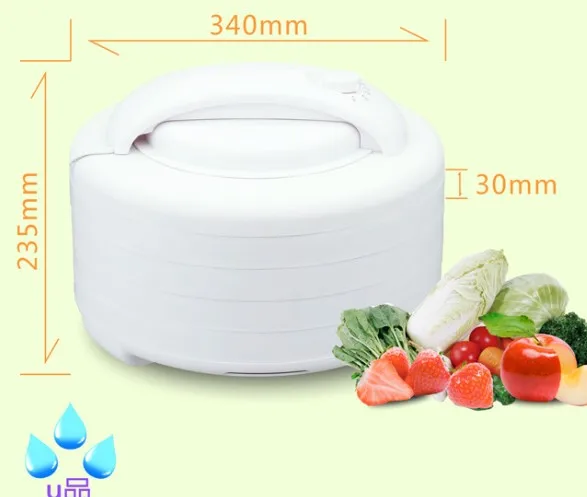 Электрическая машина для сушки продуктов 5 ярусов обезвоживание фруктов