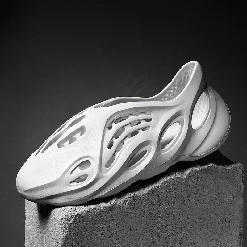 Удобные мужские сандалии для бассейна летняя пляжная обувь слипоны садовые сабо