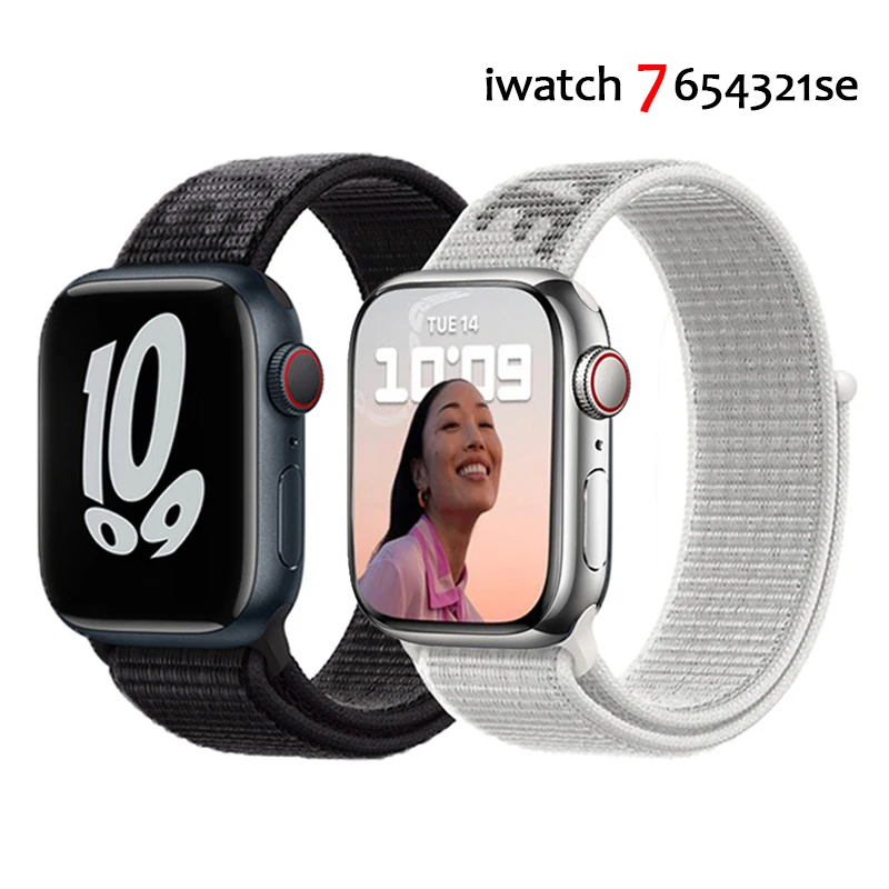 

Ремешок нейлоновый для apple watch band 44 мм 40 мм 45 мм 41 мм 38 мм 42 мм 44 мм