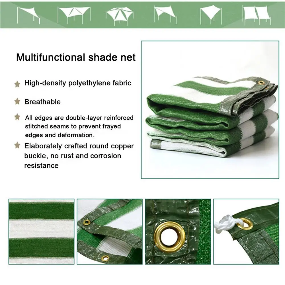 Полосатый балкон конфиденциальности Экранирование Открытый Кемпинг затеняющих