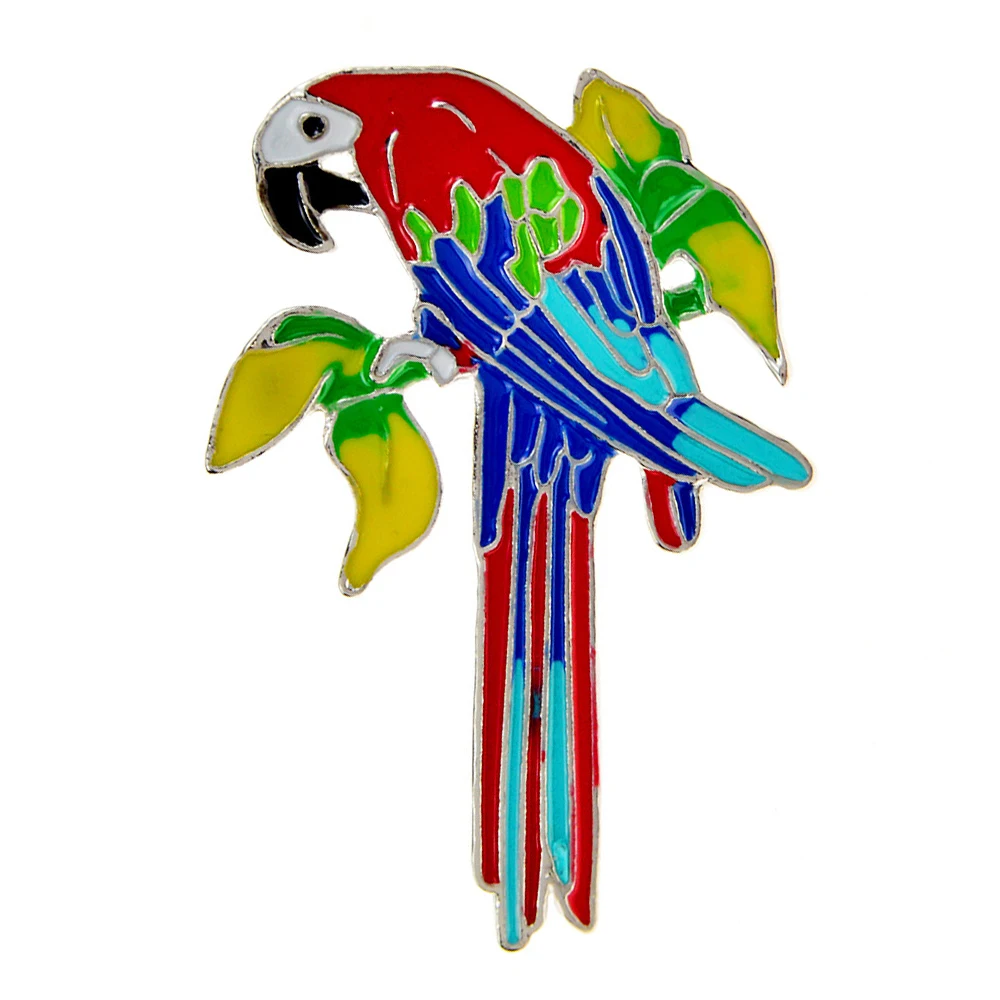 Женские броши CINDY XIANG красивый эмалевый попугай цветная булавка для птиц