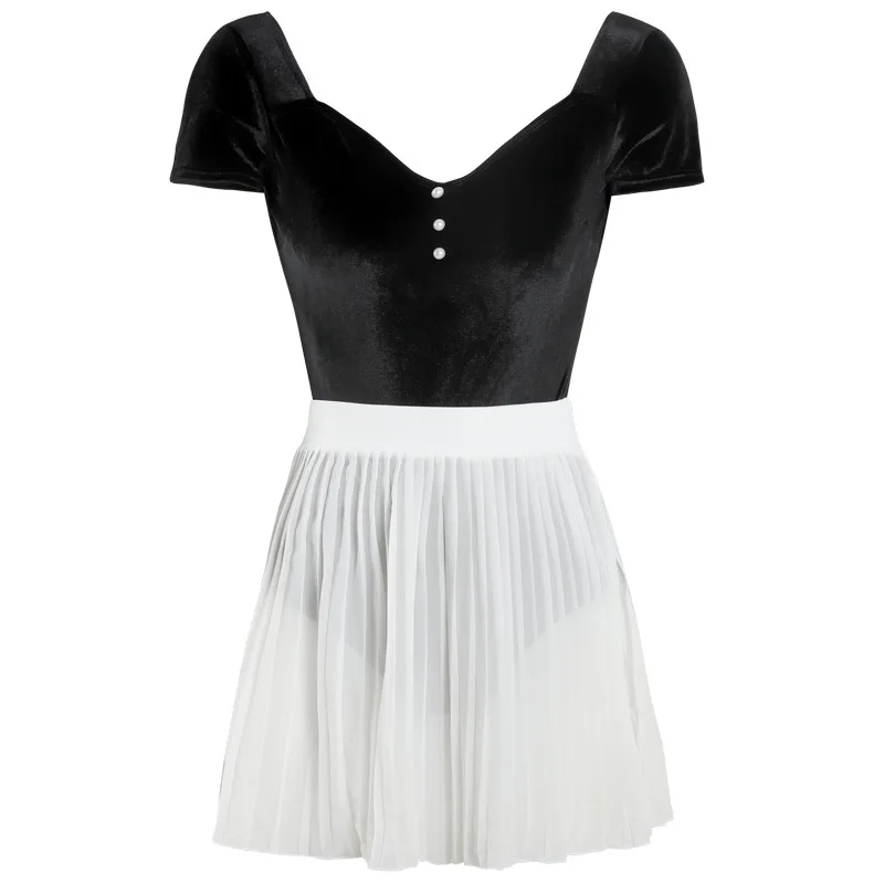 

One Piece Swimsuit Woman Women's Bathing Suits Summer Swimsuits Short Skirt Bikini Set Noble Solid Swimming Suit For Women