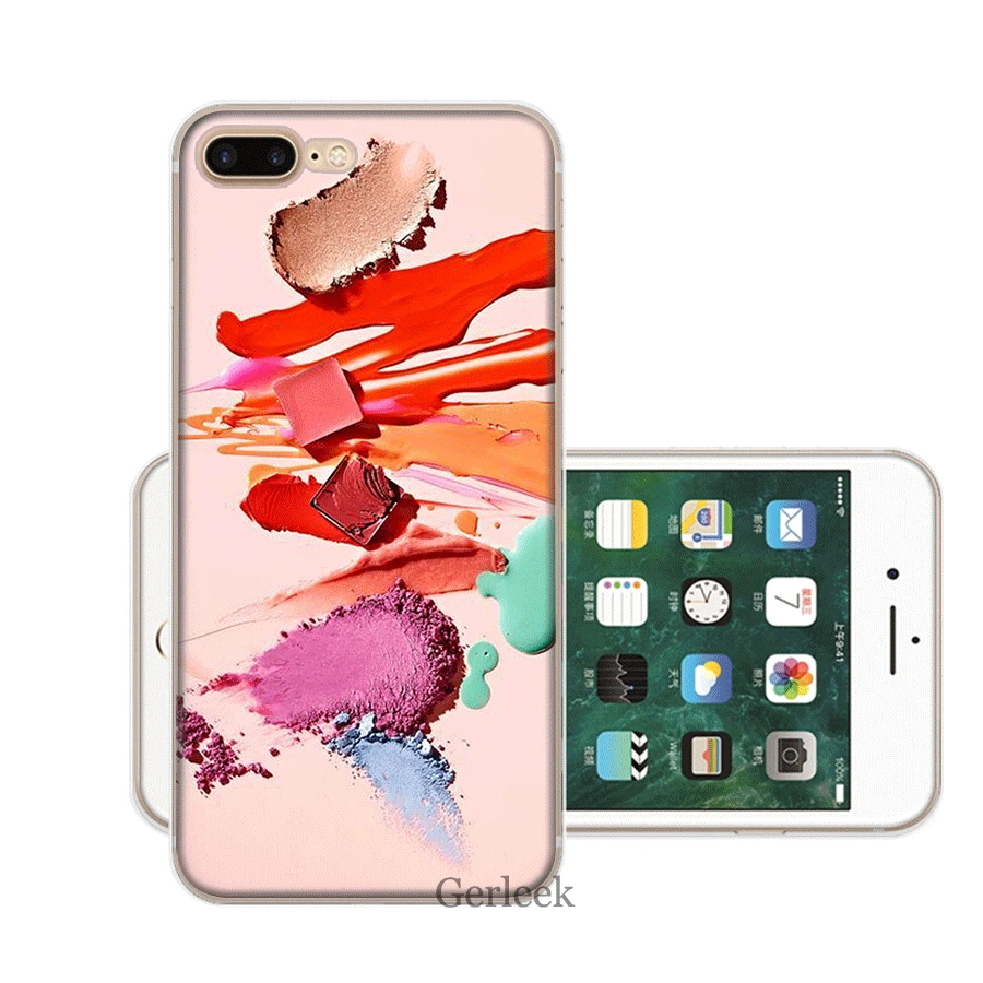 Mobile Phone Case for iPhone 11 Pro XR X XS Max 6 6S 7 8 Plus Cover 5 5S SE Paint Strokes Aesthetic Shell |