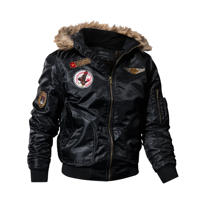 Winter Military Bomber Jacket Men Outwear Air Force Parkas Coat Tactical Jackets Male Windbreaker Pilot Jaqueta Masculina | Мужская