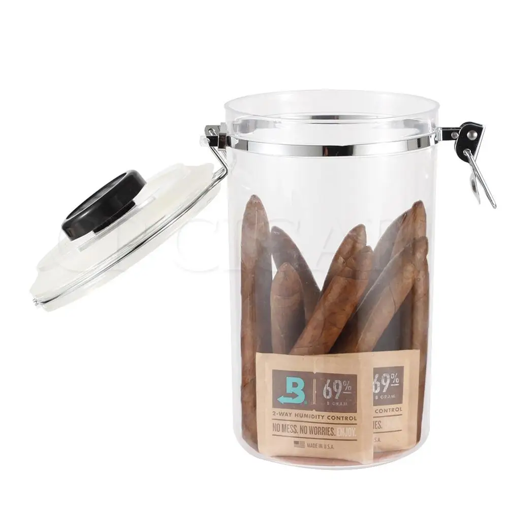 GALINER трубка для сигар прозрачная пластиковая коробка путешествий Humidor наружная