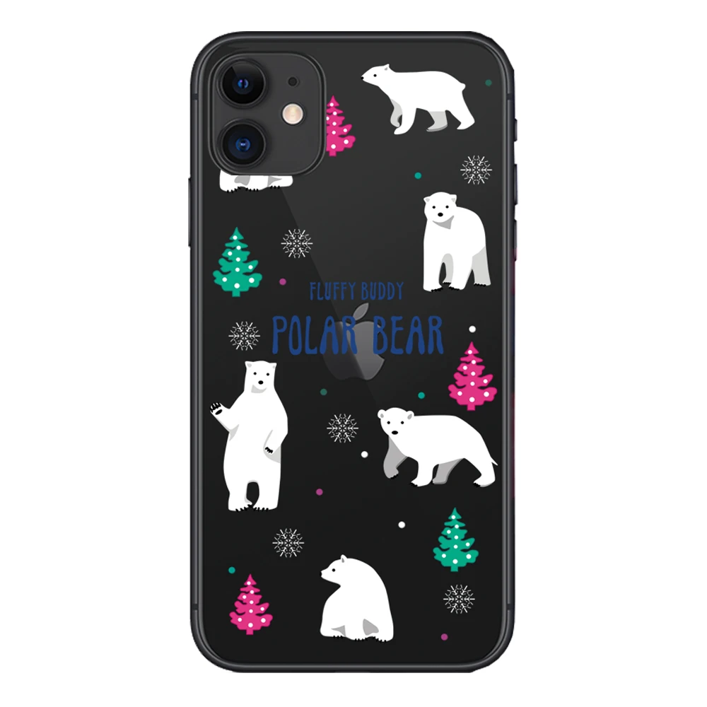Снежный Мягкий силиконовый чехол для Apple iPhone 8 7 7Plus 6 6S Plus 5S SE 5C 4 чехол s iPhone X XS Max XR 11Pro Shell Рождество лучший - Цвет: 11