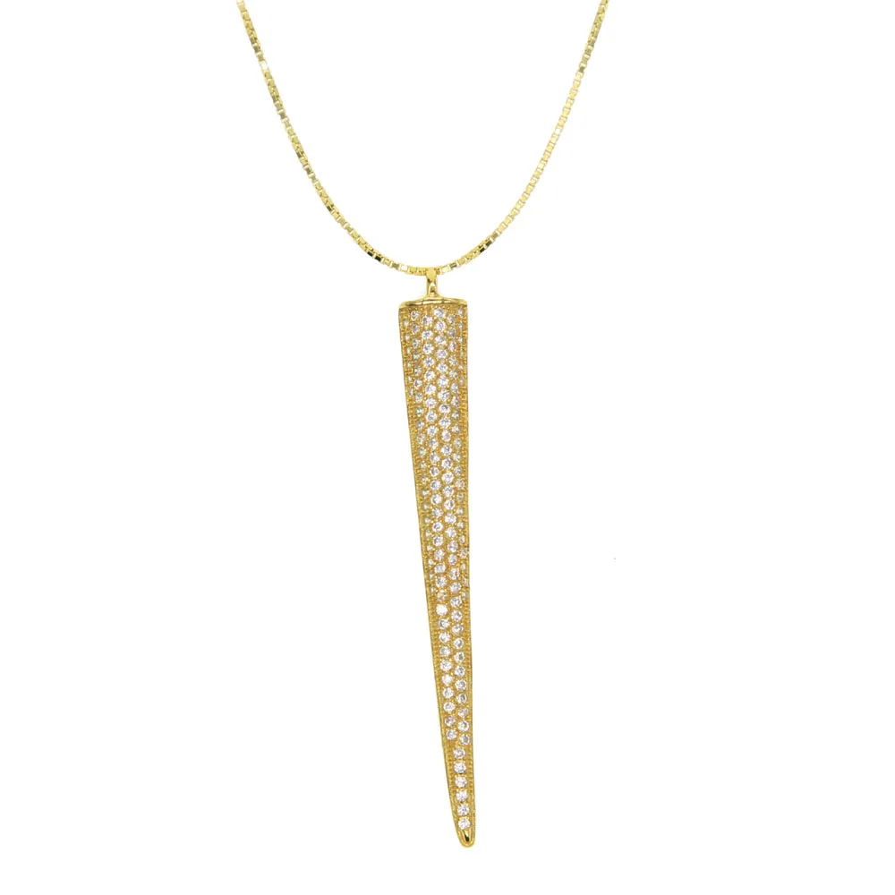 Прямая продажа колье ожерелье Длинная подвеска из стерлингового серебра 925 пробы