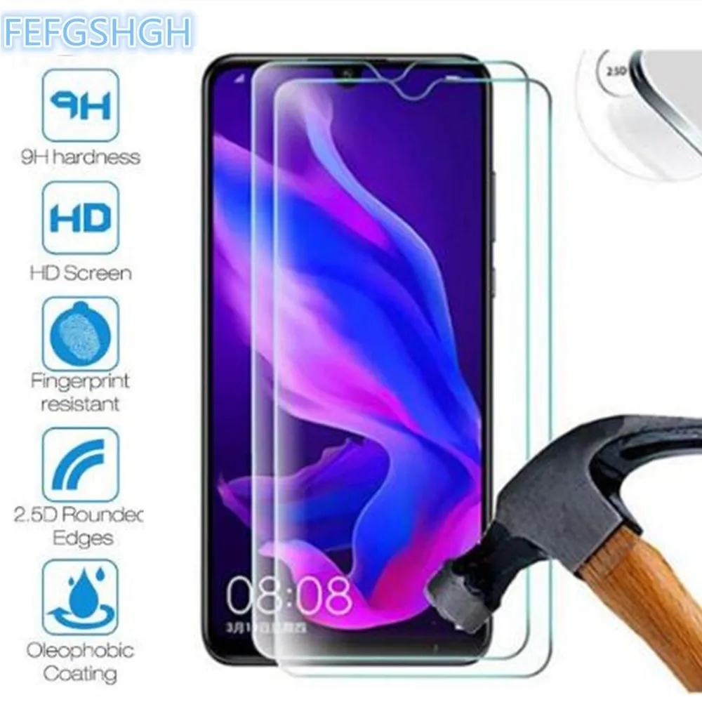 Закаленное стекло 2.5D 9H для samsung 2 шт. защитная пленка экрана a10 a20 a30 a40 a50 a60 2019 galaxy a 10