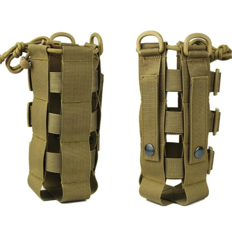 

Регулируемая уличная сумка для бутылки с водой, тактическая поясная сумка для чайника, прочная военная сумка на плечо для альпинизма, кемпи...