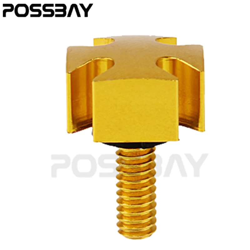 Задняя крышка POSSBAY для мотоцикла Cafe Racer под заказ Золотая задняя планшета Harley