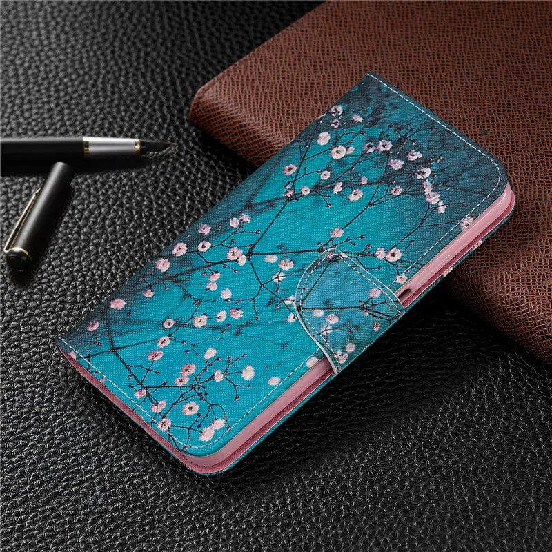 Чехол-бумажник для телефона Huawei P SMART PLUS 2019 /Y5 милый чехол с цветочным рисунком Honor