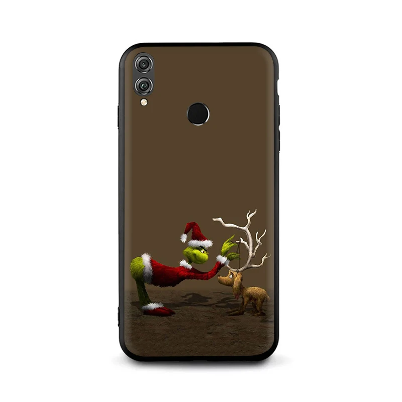 EWAU Монстр Гринч силиконовый чехол для телефона для Huawei Honor 6a 7A Pro 7C 7X8X8 9 Примечание 10 Lite вид 20 9X Pro - Цвет: B7