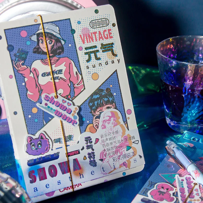 Блокнот планировщик B6 на 164 листов винтажный цветной блокнот с внутренними