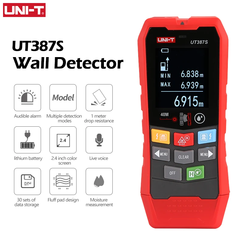 

Настенный сканер UNI-T UT387E/UT387S/UT387LM 4 в 1