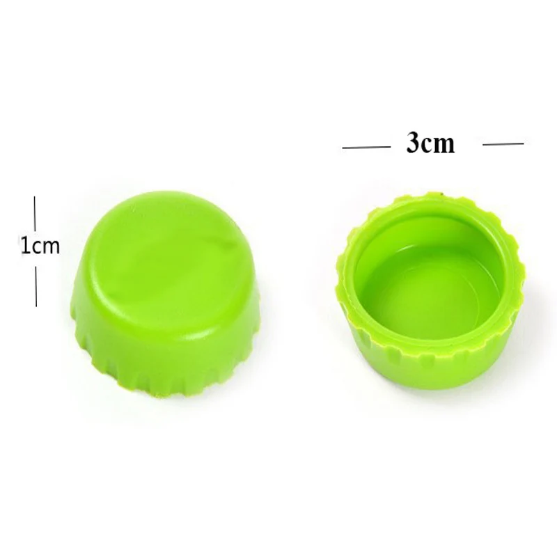Практичная крышка для бутылки 6 шт./пакет цветные силиконовые винные пробки пива