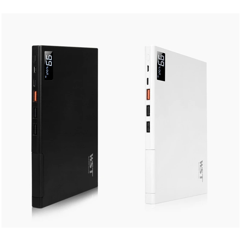 Power Bank 30000 мАч портативный аккумулятор для зарядки 3 порта USB повербанк Внешнее