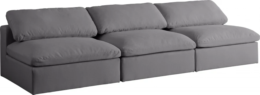 

China Furniture creative style manufacturing factory modern light luxury leather three-seat sofa with stainless steel feet
