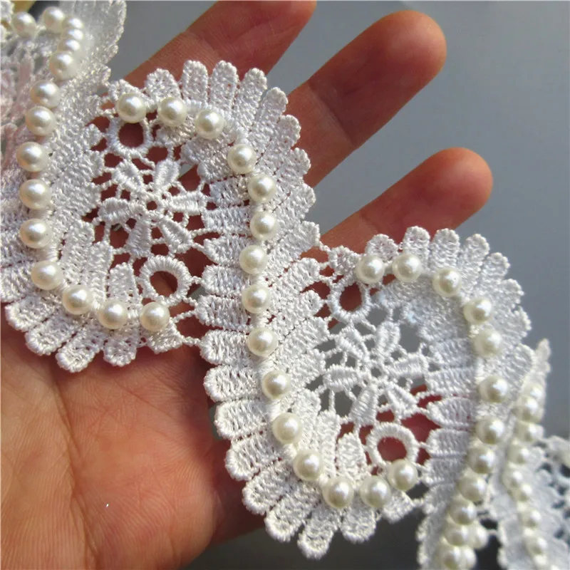 12x винтажные сороконожки жемчужные бусины кружевная отделка лента ткань вышитая