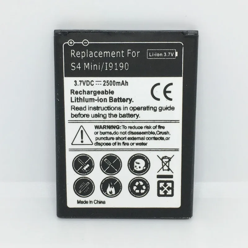 Высококачественный сменный аккумулятор B500AE S4mini для Samsung S4 Mini I9190 I9192 I9195 I9198