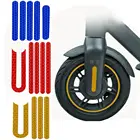 Наклейка для электроскутера Xiaomi и Mijia M365 M365Pro Светоотражающие световые этикетки наклейка для езды на велосипеде Предупредительная полоса запчасти для скутера