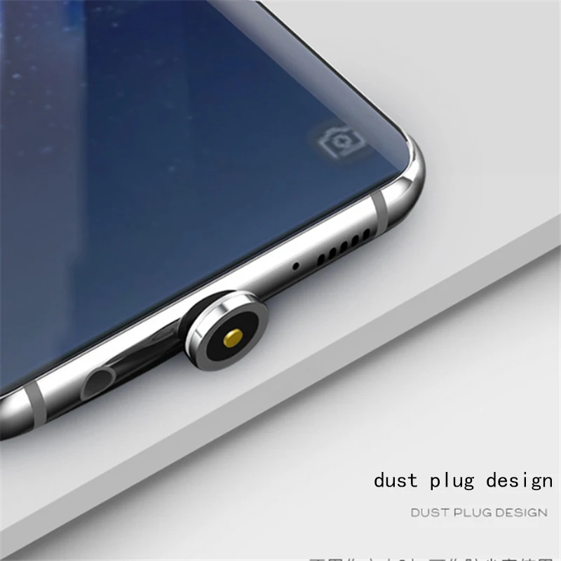 Светодиодный зарядный кабель с магнитным разъемом USB для Micro iphone type C, светящийся провод для передачи данных для iphone Samaung huawei Micro Kable