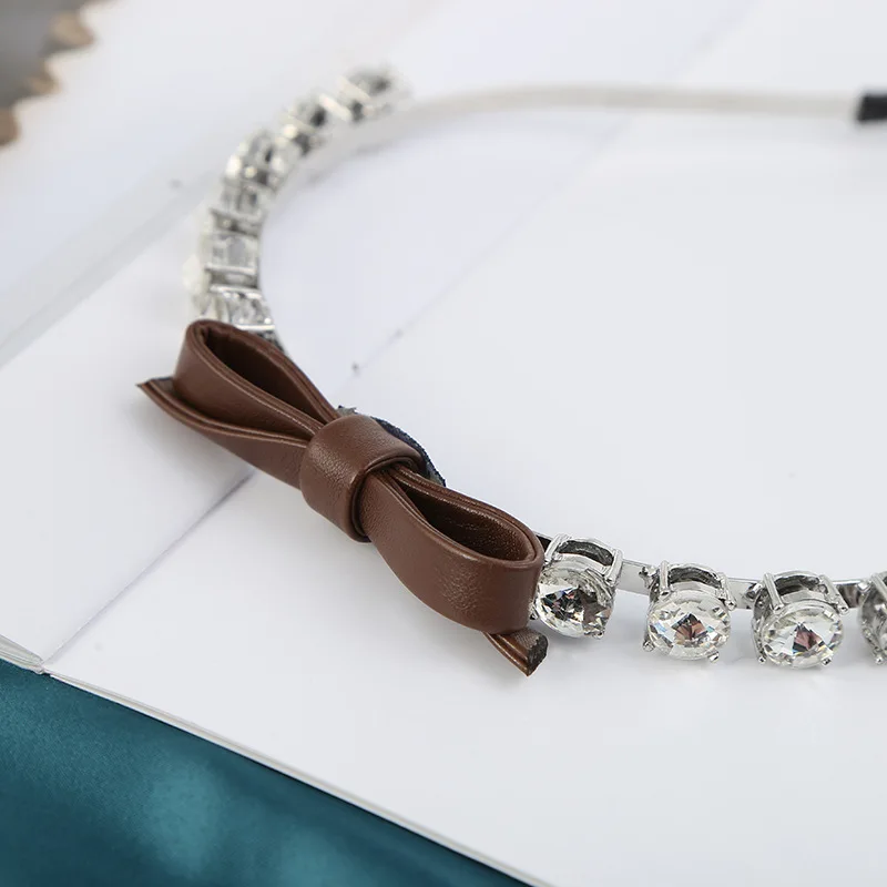 

2021 New Women Elegant Full Diamonds Hairbands Vintage Headband Hair Bundle Lady Hair Hoops Fashion Accessories 10pcs/Lot