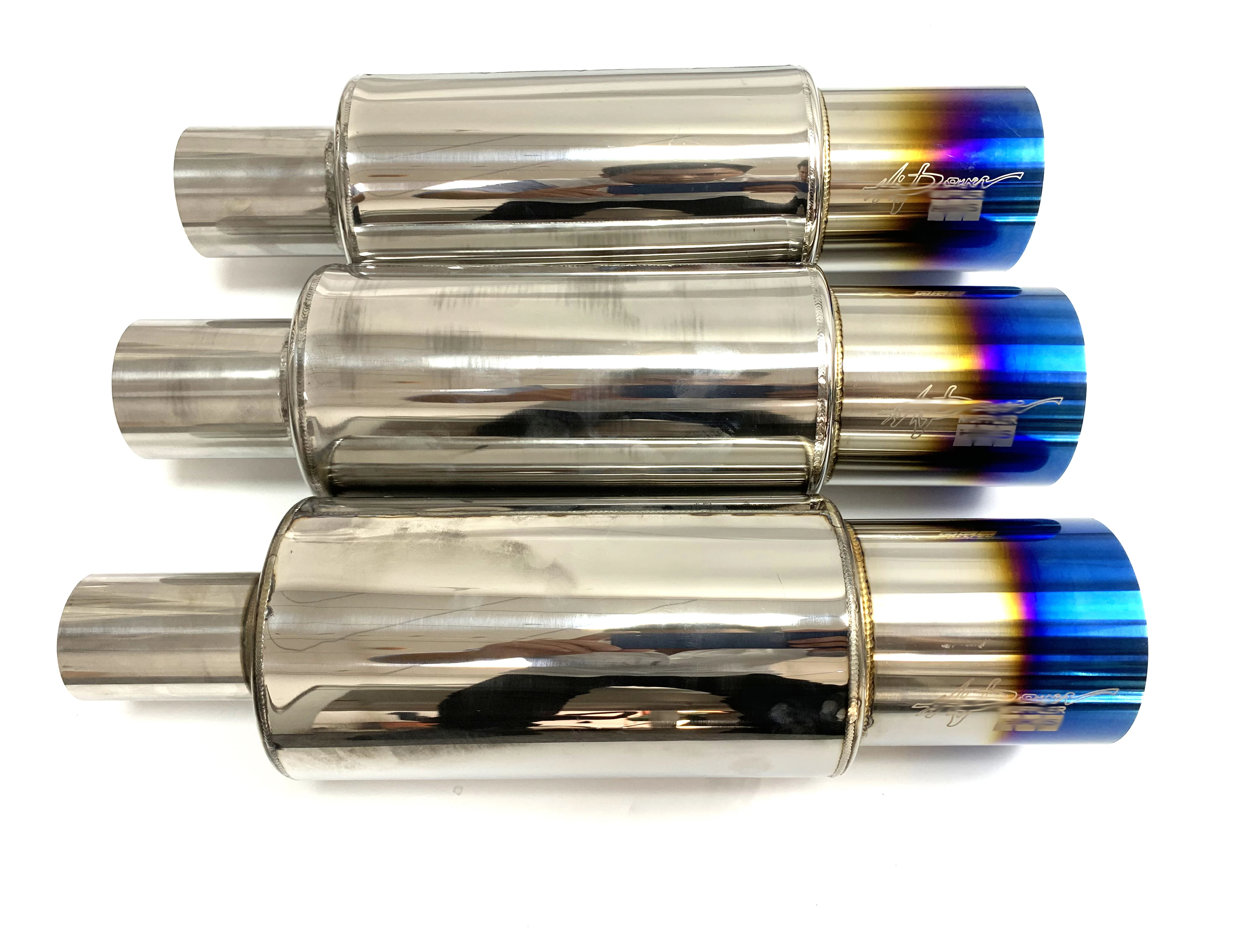

Car Refit Generic Muffler Stainless Steel Exhaust Tail Drum Leaning Outward Large-caliber Tail Nozzle Muffled Sound