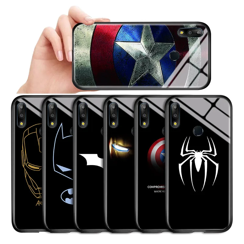 Для Asus Max Pro M2 ZB631KL ZB633KL Marvel Железный человек ударопрочный чехол из закаленного