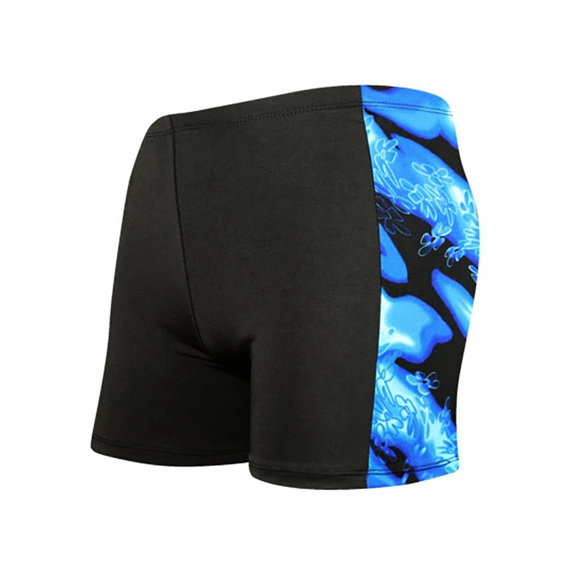 Тёмно-синий Men's Quick-drying Swim Shorts Boxer Trunks Beach Pool Home Leisure Swim Trunks - Цвет: Тёмно-синий