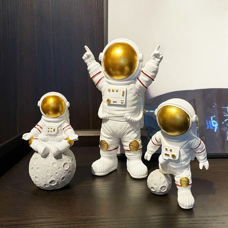 

Nordic astronaut model trinkets children's room living room TV cabinet porch decoration
