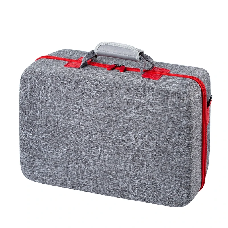

Large Capacity Carrying Case Storage Box Shell for PS5 Console Controller Charging Station Headset Game Discs