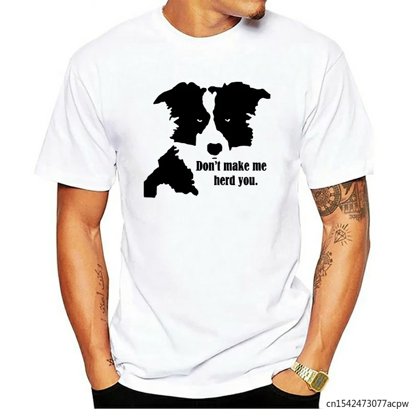 

Мужская футболка Border Collie Don't Make Me стадо