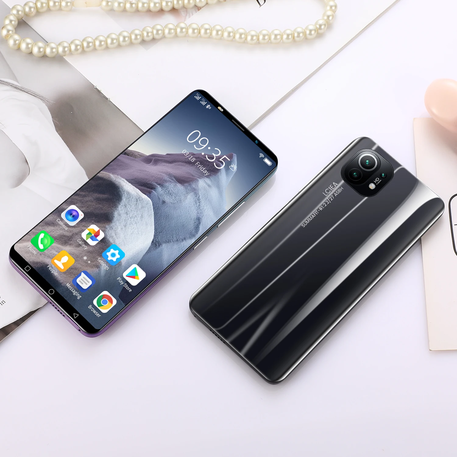 

2021 5.8Inch M11 Global 6GB Ram 128 GB Rom Telephone 4800 mAh Dual Sim 18MP+21MP 10 Core MTK6898 5G Lte Smartphones Android 10