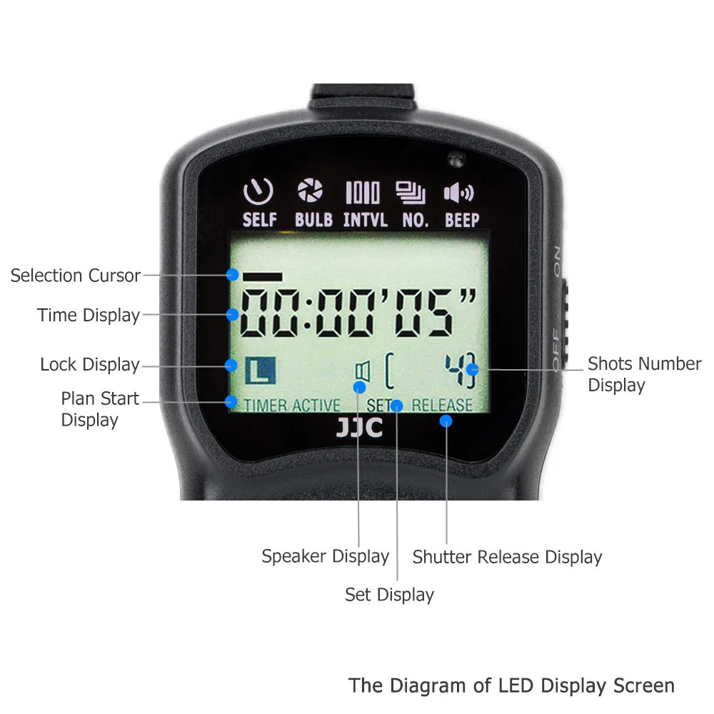 Интервалометр JJC таймер дистанционный спуск затвора для Fuji Fujifilm XT4 X100V XT3 XT2 XT1 XT30 XT20