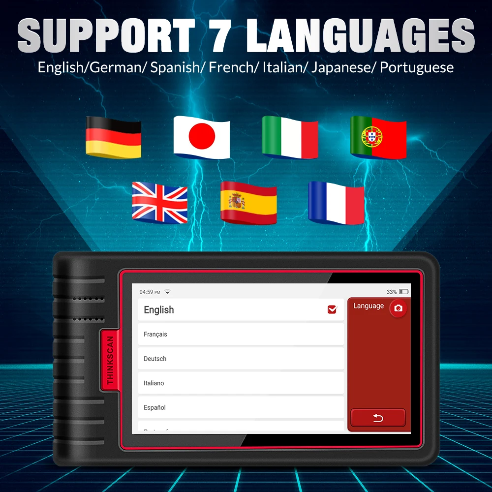 

Thinkcar MAX Full System Car Diagnostic Tools Bluetooth OBD2 Code reader Auto Diagnostic Scanner free update PK Launch CRPMK808