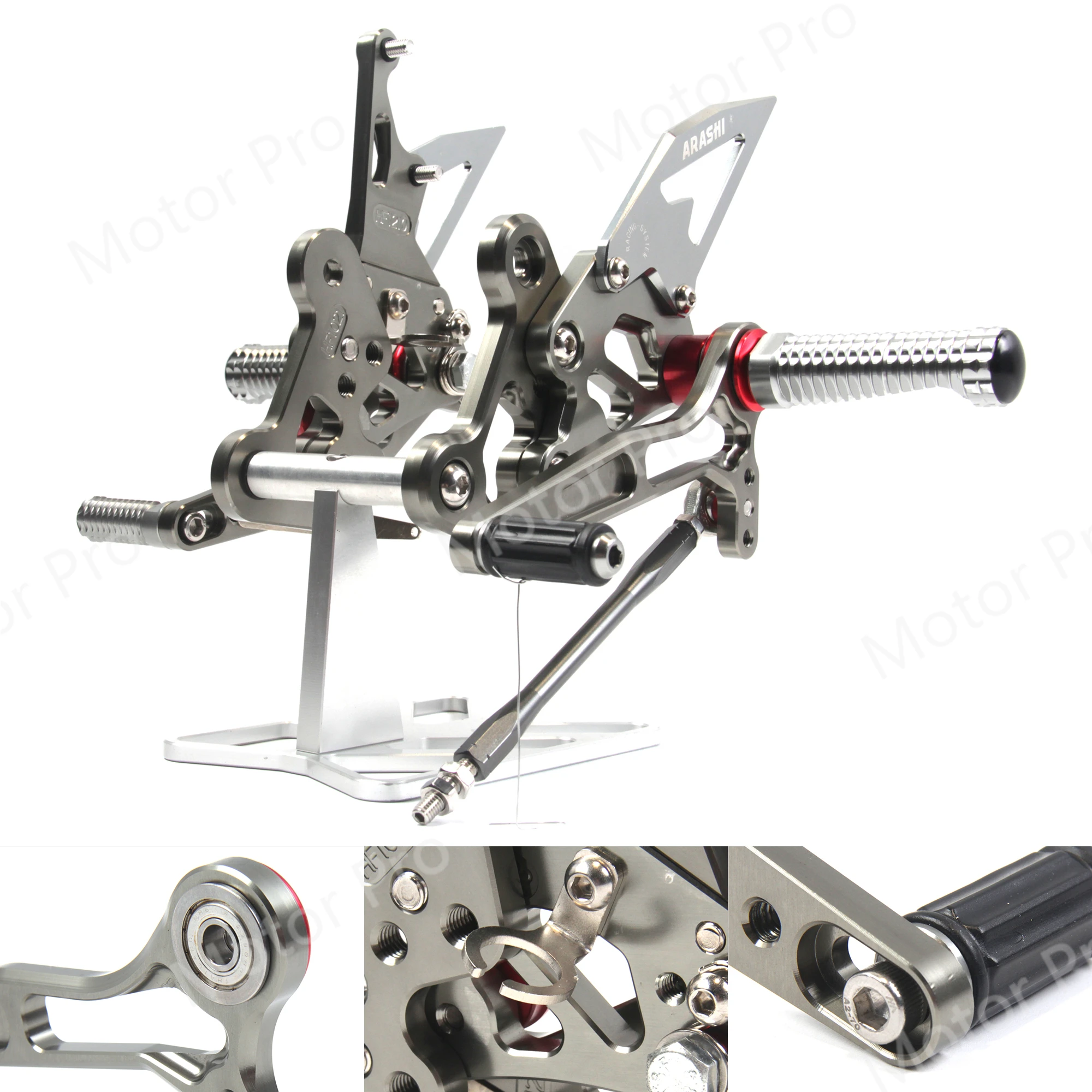 Регулируемые подножки для SUZUKI GSR 750 2011 2017 Аксессуары мотоциклов подножка Rearsets