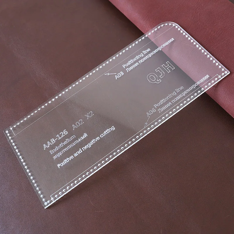 Акриловый шаблон сделай сам новый модный длинный зажим на молнии клатч кошелек