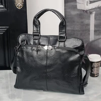 new designer business briefcase for men leather handbag luxury shoulder bags trendy antitheft crossbody bag mens computer bag