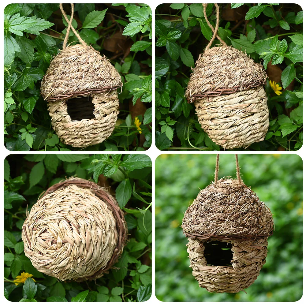 5 стилей Птичье гнездо клетка для птиц естественная трава корзина яиц птицы дом