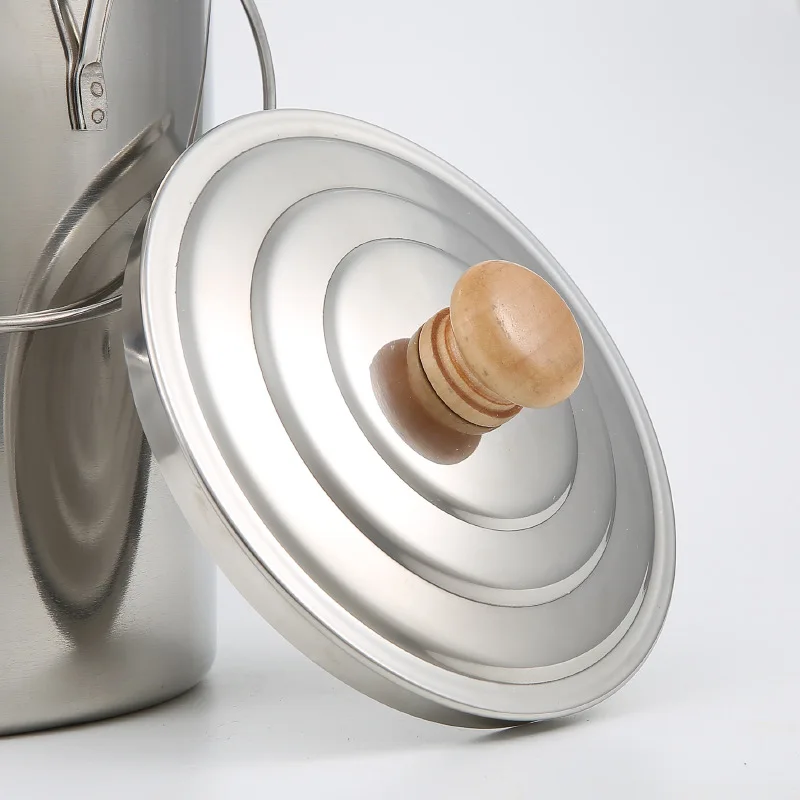 Уличная Вешалка из нержавеющей стали для кемпинга большая емкость чайник