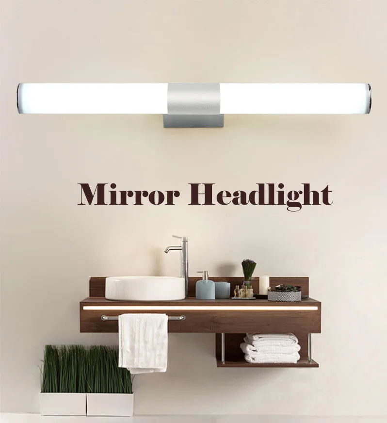 

Modern Acrylic Wall Lamp 12W 16W 22W 85-265V Led Mirror Light Waterproof LED Tube Wall Light Bathroom Lighting Bath Light