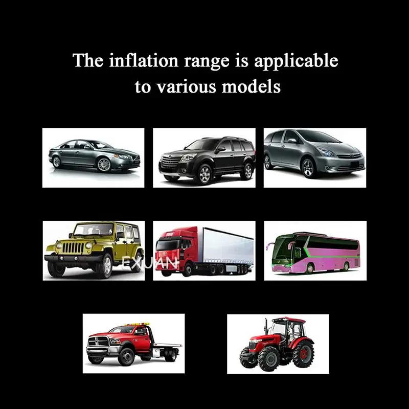 Автомобильный воздушный насос/высокомощный насос высокого давления // 12 В/24 В/60