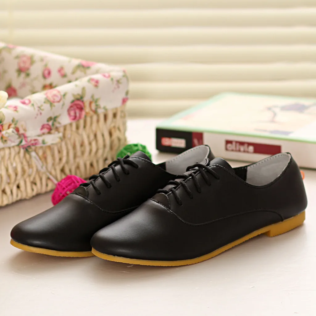 

Luxury Womens Flat Shoes Cover Shallow Women's Round Head Flat Shoes Female Students Small White Shoes Casual Shoes