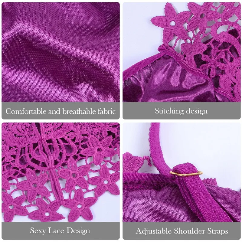 

Large Size Bra Set Push Up Seamless Embroidery Lace Sexy Lingerie Plus Size Women Transparent Underwear Set Quality Upgrade 2021