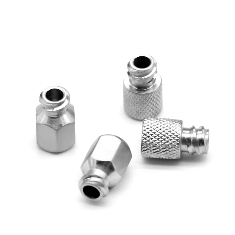 Medical syringe plug converter high-quality stainless steel screw mouth liposuction needle conversion head cosmetic su | Красота и