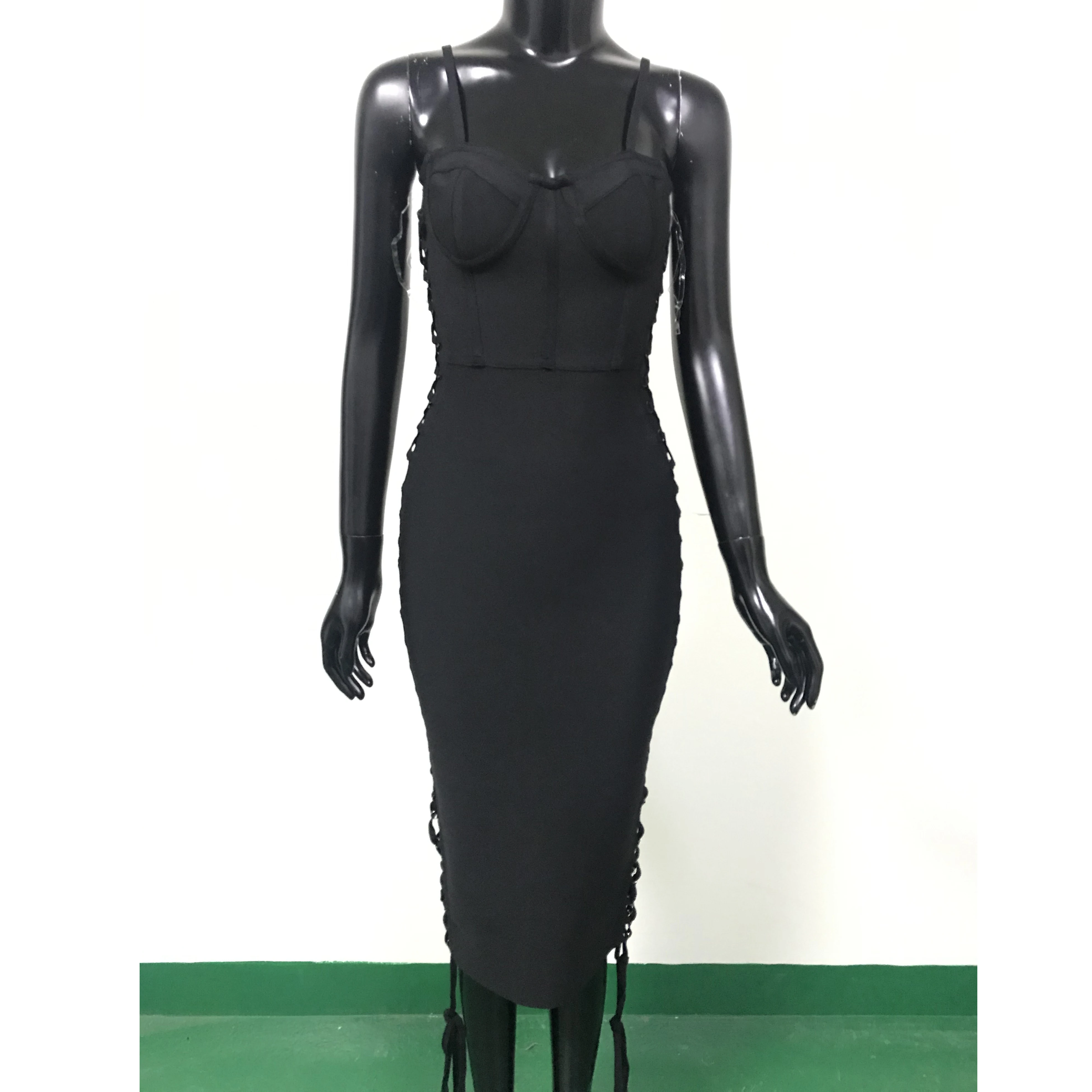 2020 Новое поступление элегантное женское платье Летнее Бандажное сексуальное без